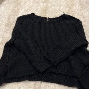 Free People Black Sweater